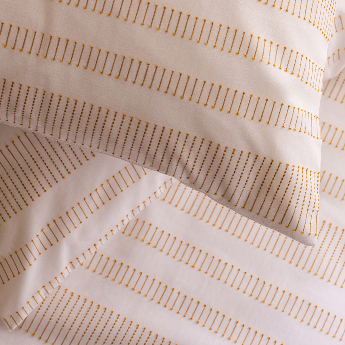 Спално бельо atmosphera Isao, Релефен памук с ефект лен