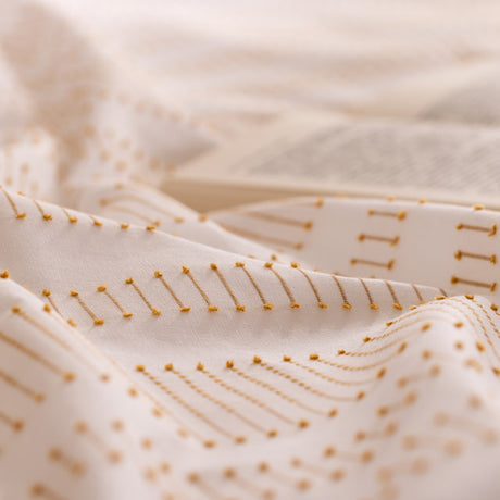 Спално бельо atmosphera Isao, Релефен памук с ефект лен