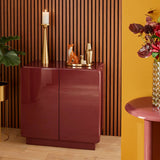 Скрин atmosphera Douglas Gloss, 2 врати, MDF, Бордо, 80 cm