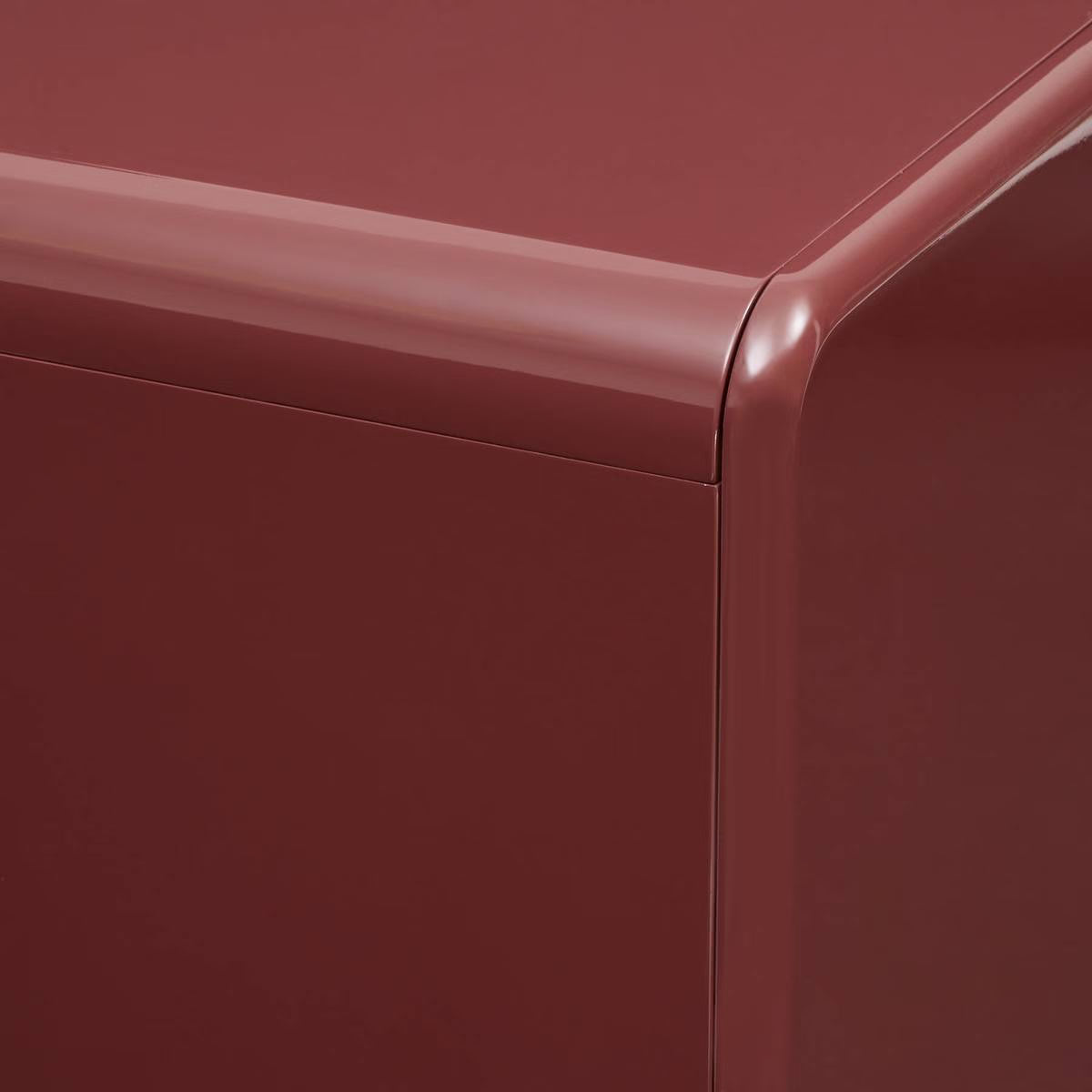 Скрин atmosphera Douglas Gloss, 2 врати, MDF, Бордо, 80 cm