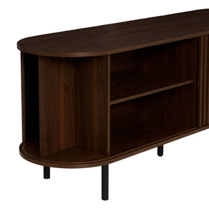 ТВ шкаф atmosphera Alcove, Ефект орех, 2 врати