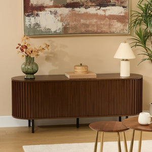 ТВ шкаф atmosphera Alcove, Ефект орех, 2 врати