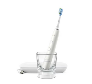 Ел. четка Philips Sonicare DiamondClean HX9911/27, 62 000 осц./мин, 4 режима, 3 нива, Бял