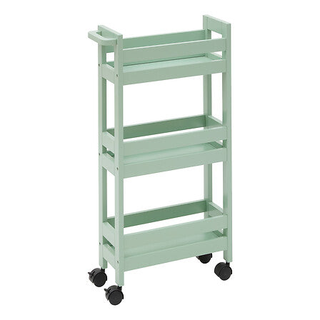 Количка с 3 нива 5five Colors, Зелен цвят Celadon