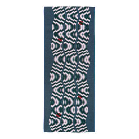 Non slip kitchen rug Nippo 75 x 200 cm blue