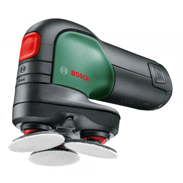 Акумулаторна дискова машина за шлайфане и полиране Bosch EasyCurvSander 12, 3 диска, 12V, Без батерия