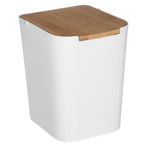 Кош за отпадъци 5five Natureo, Полипропилен, Бял, 5L