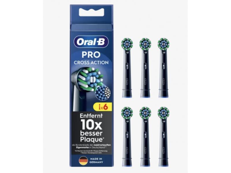 Electric toothbrush head Oral-B for Pro Cross Action Clean, 6 pcs