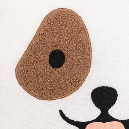 Детска декоративна възглавница atmosphera Dog, Букле, 40x40 cm