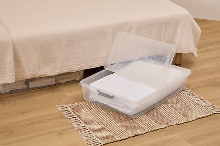 Кутия за съхранение под легло 5five Flip'n Bed, Пластмаса, 53L