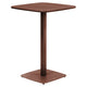 Bar table Alegoria square 2 seats ebony