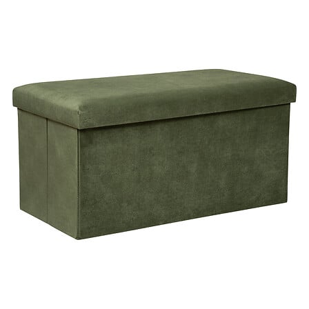 Двойна сгъваема пуфка atmosphera Lilou, Каки, 76 cm