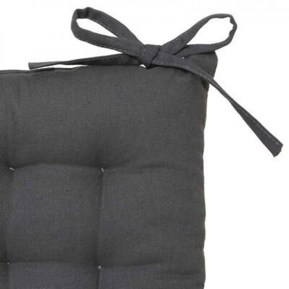 Atmosphere chair cushion, Cotton, Dark grey