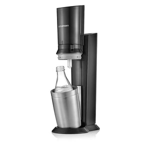 Комплект машина за газирани напитки SodaStream Crystal 3.0, Черен