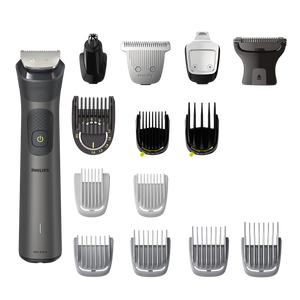 Trimmer 15 in 1 Philips Multigroom MG7940/15, BeardSense, 22 lengths, waterproof, Black/Silver