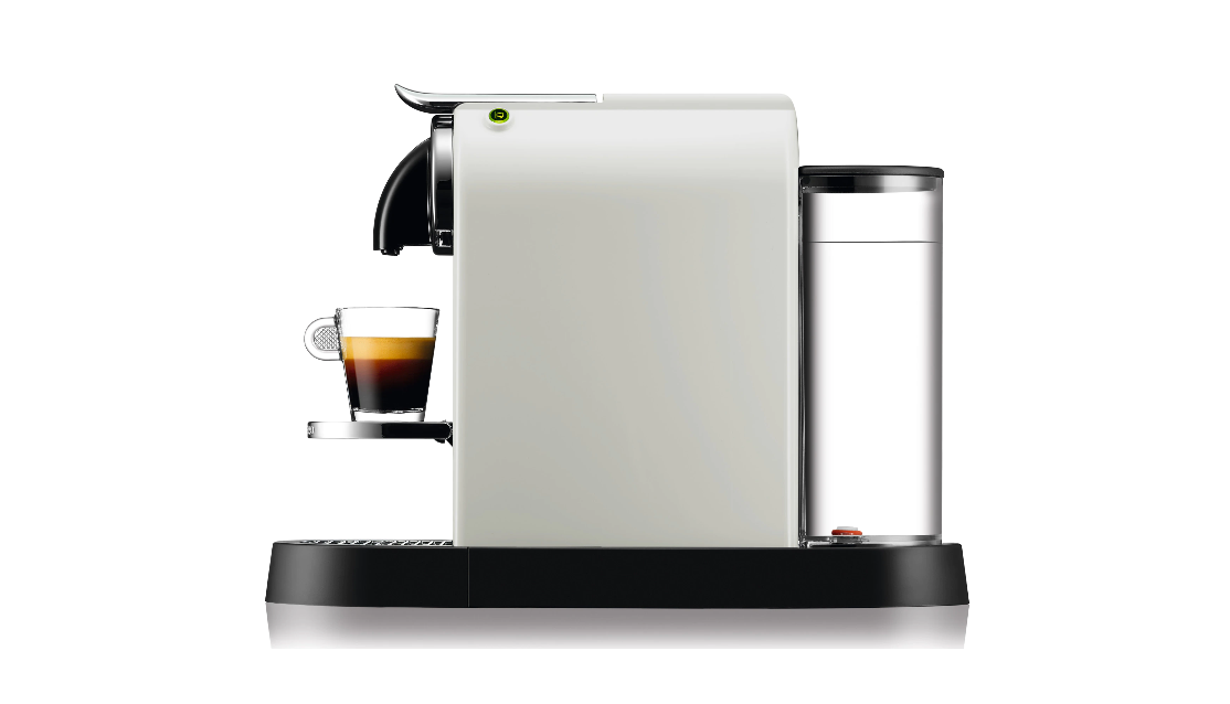 Кафемашина DeLonghi Nespresso CitiZ White D112EU, 19 бара, 1260 W, Бял