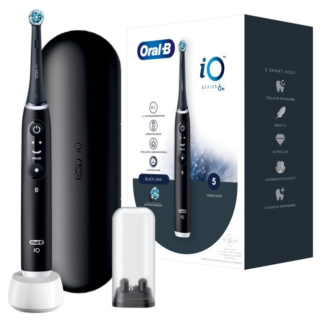 Комплект ел. четки за зъби Oral-B Black Lava 445111 /iO, Черен