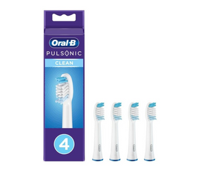 Накрайник за електрическа четка Oral-B Pulsonic Clean, 4 бр