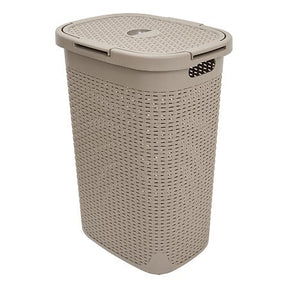 Кош за пране 5five, Ратан, 60L, Бежов