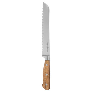 Нож за хляб 5five Elegancia, Неръждаема стомана и акация, 33,5 cm