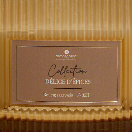 Ароматна свещ atmosphera Albie, 635 гр, Стъклен буркан