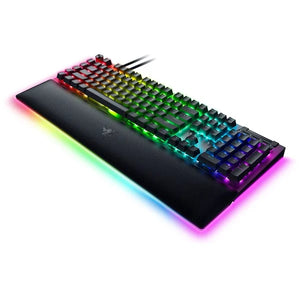 Razer BlackWidow V4 Pro Gaming Keyboard, Green Optical Switches, Black