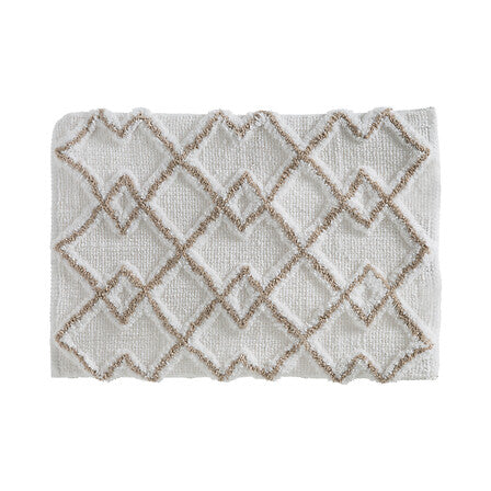 Памучна постелка за баня 5five Ethinque, Taupe, 50 x 75 cm