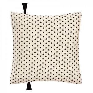 Decorative cushion cover atmosphere Face, 40x40, Ivory