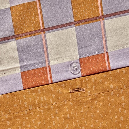 Спално бельо atmosphera Modern Checks, Теракота, 240×220 cm, Памук