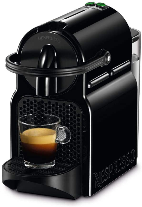 Кафемашина DeLonghi Nespresso Inissia EN80B, 0,8 л, 1260 W, 19 бара, Капсули, Черен