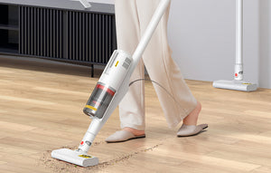 Vacuum cleaner Deerma DX888, 600W, Suction power 15,000Pa, Container 0.45 l, Modular design, White