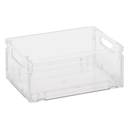 Сгъваема кутия за съхранение 5five Fold'n Box, Пластмаса, 2.8L, Сива