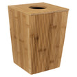 Кош за отпадъци с капак 5five Terre Inconnue, Бамбук, 6L, Бежов