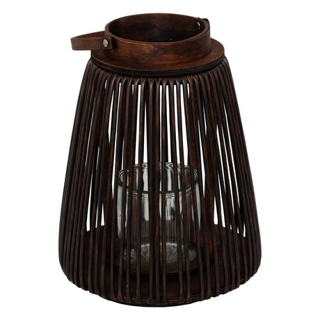 Фенер atmosphera Hopia, MDF, 31 cm, Кафяв