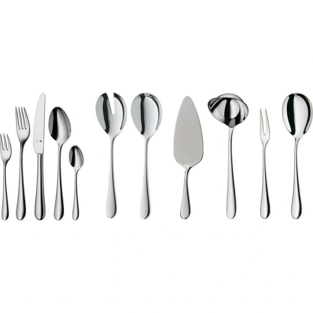 WMF Merit Protect cutlery set, Stainless steel, 66 pieces, Silver