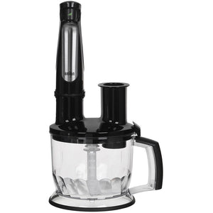 Blender Braun MultiQuick 7075X, 1000 W, Measuring cup 0.6 l, Chopper, Egg beater, Grater, Adjustable speed, Black