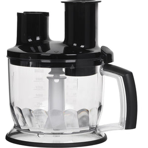 Blender Braun MultiQuick 7075X, 1000 W, Measuring cup 0.6 l, Chopper, Egg beater, Grater, Adjustable speed, Black