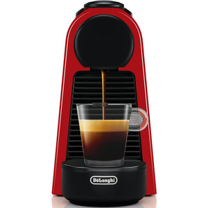 Кафемашина DeLonghi Nespresso Essenza Mini EN85.R, 19 бара, 1150 W, 0.6 л, Червен