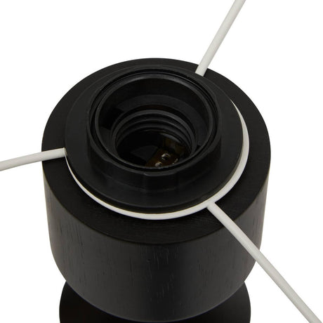 Yulia Cylindrical Floor Lamp, 150 cm tall, black – additional view 4