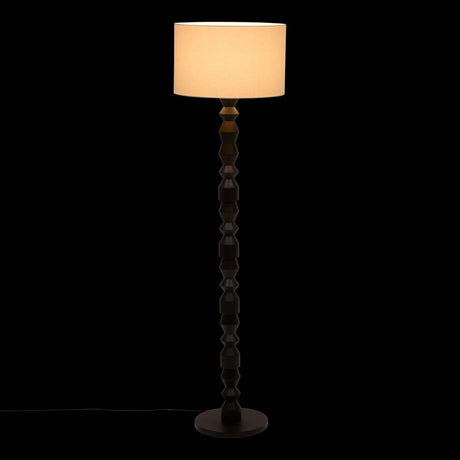 Yulia Cylindrical Floor Lamp, 150 cm tall, black – additional view 7