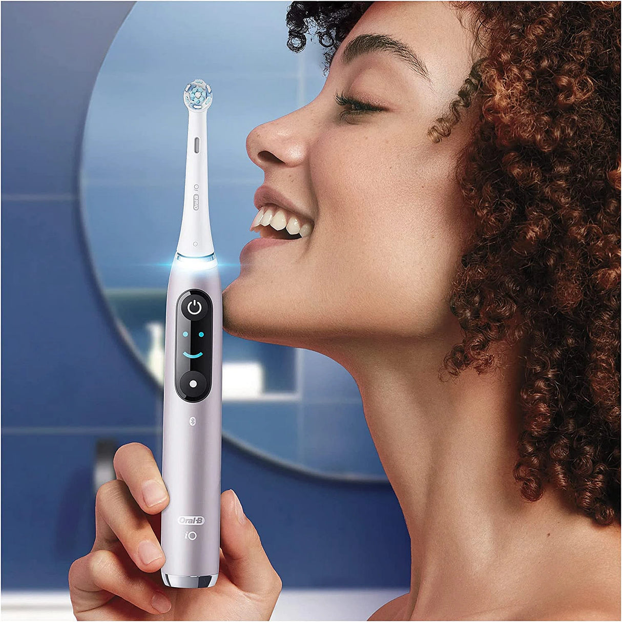 Electric toothbrush Braun Oral-B iO Series 9n, brushing modes, pink, 120x120x25mm