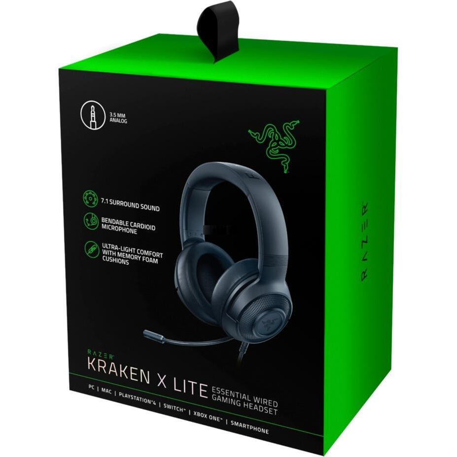 Razer Kraken X Lite Gaming Headset (USB), Black