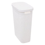 Кош за пране 5five, Ратан, 40L, Бял