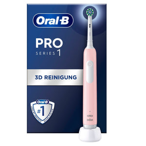 Електрическа четка за зъби Oral-B Pro 1 013024 Cross Action, Розов