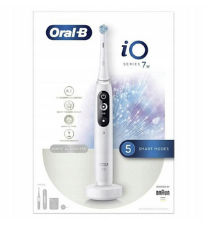 Електрическа четка за зъби Oral-B iO 7N 408345, Бял