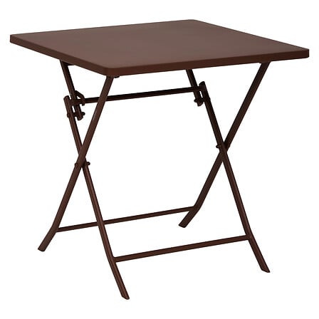 Square folding table Greensboro 2 seats ebony