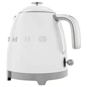 Mini electric kettle SMEG KLF05WHEU, 50's Style, 1400 W, 800 ml, White