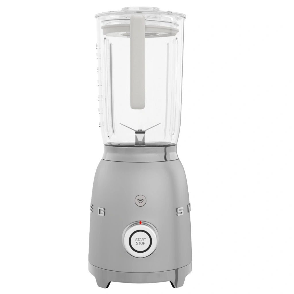 Блендер Smeg BLF01SVEU, 50's Style, 800 W, 1.5 л кана, 4 скорости на мощност, 4 функции, Сив