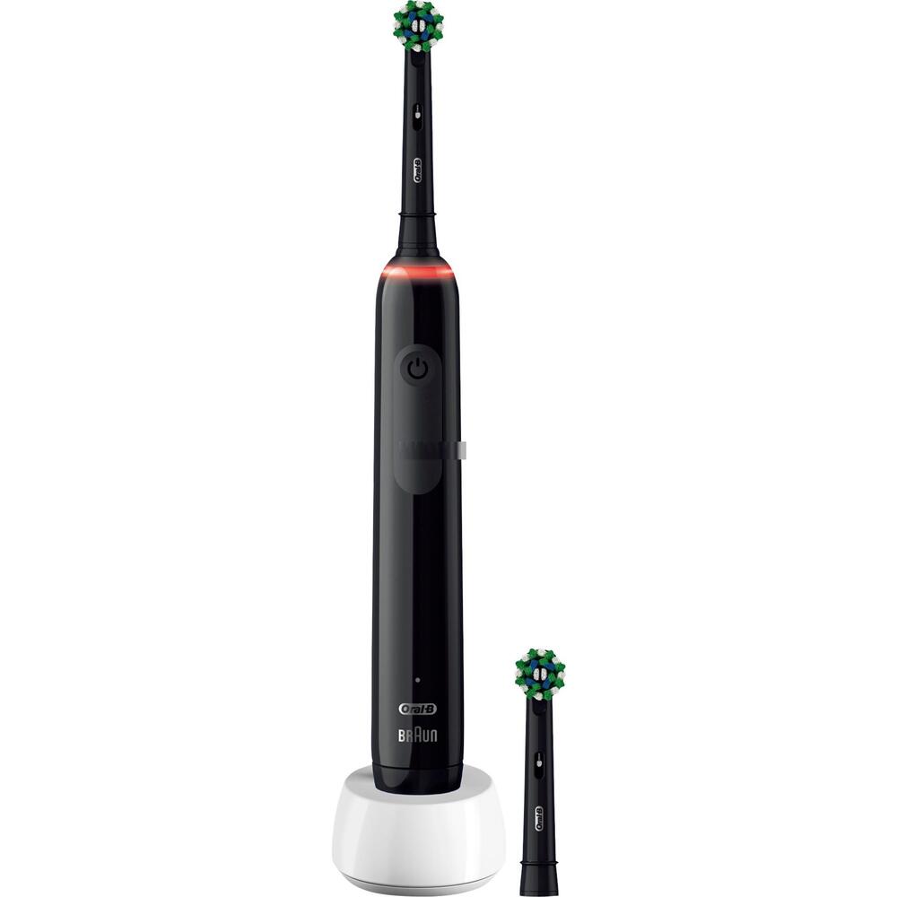 Electric toothbrush, Oral-B Pro 3 300 Black Edition, Sensitive, Black