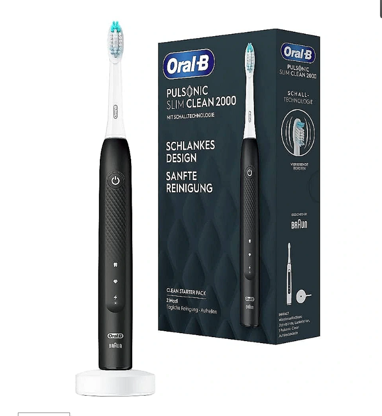 Electric toothbrush Oral-B Pulsonic Slim Clean 2000, Black